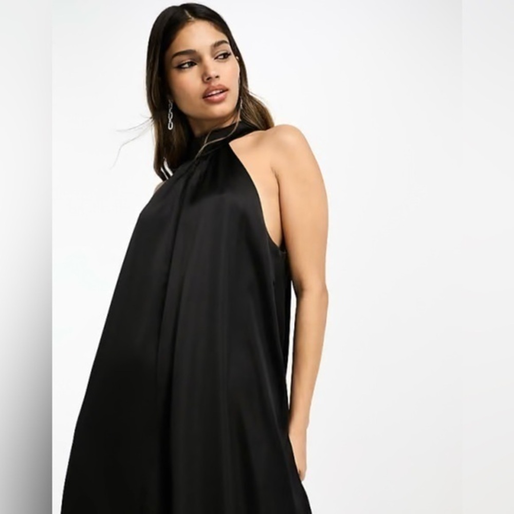 Banana Republic Elegant Black Backless Dress Size L